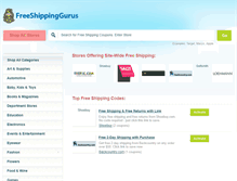 Tablet Screenshot of freeshippinggurus.com